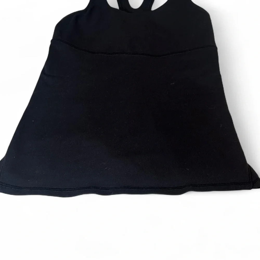 💜 Lululemon Athletica Black Cross Back Razor Tank (4)